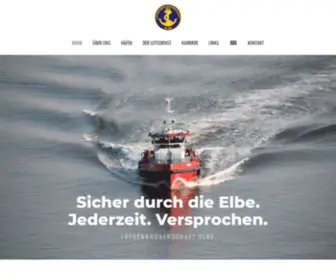 Elbe-Pilot.de(Lotsenbrüderschaft Elbe) Screenshot