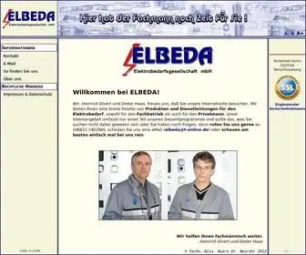 Elbeda.com(ELBEDA GmbH) Screenshot