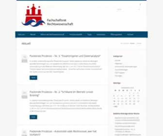 Elbelaw.de(Fachschaftsrat Rechtswissenschaft Uni Hamburg) Screenshot