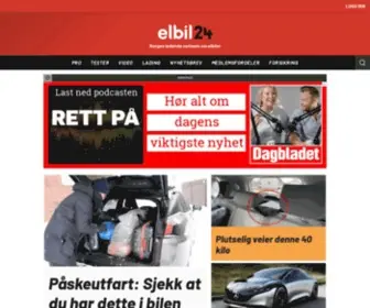 Elbil24.no(Norges ledende nettavis dedikert til elbil) Screenshot