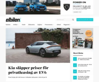 Elbilen.se(En tidning som går med strömmen) Screenshot