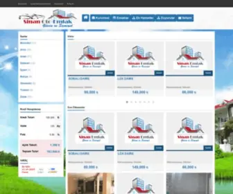 Elbistansinanemlak.com(Sinan Emlak) Screenshot