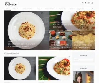 Elblogdeceleste.com(Web de Gastronomía) Screenshot