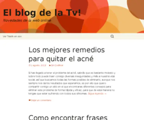 Elblogdelatv.com.ar(El blog de la Tv) Screenshot