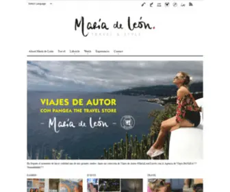 Elblogdemarialeon.com(María) Screenshot