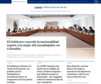 Elboenuestrodecadadia.com(El BOE nuestro de cada día) Screenshot