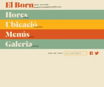 Elbornnyc.com(El Born) Screenshot