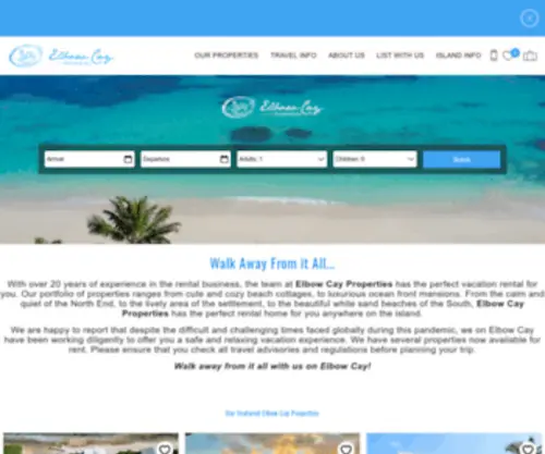 Elbowcayproperties.com(Elbow Cay Properties) Screenshot