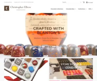 Elbowchocolates.com(Christopher Elbow Chocolates Handcrafted Chocolate Confections) Screenshot