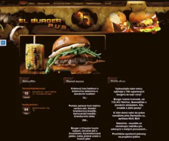 Elburgerpub.cz(Americká a mexická kuchyně) Screenshot