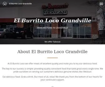 Elburritoloco.site(Order Online for Takeout / Pickup. Here at El Burrito Loco Grandville) Screenshot