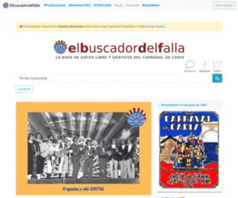 Elbuscadordelfalla.com(El Buscador del Falla) Screenshot