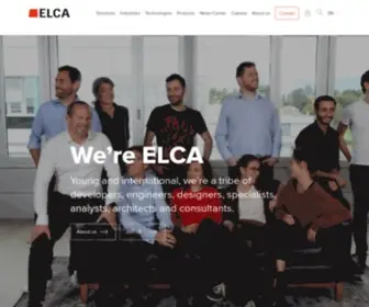 Elca.ch(The independent Swiss IT company) Screenshot