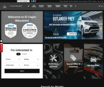 Elcajonmitsubishi.com(EL CAJON MITSUBISHI) Screenshot