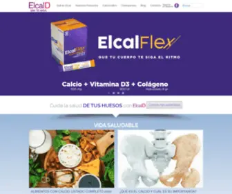 Elcal.cl(Elcal cuida tus huesos) Screenshot