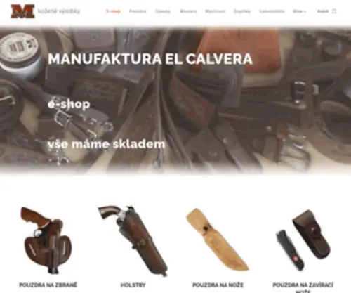Elcalvera.com(E-shop El Calvera) Screenshot