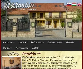 Elcaminohotel.sk(Penzión) Screenshot