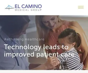 Elcaminomedicalgroup.net(El Camino Medical Group) Screenshot