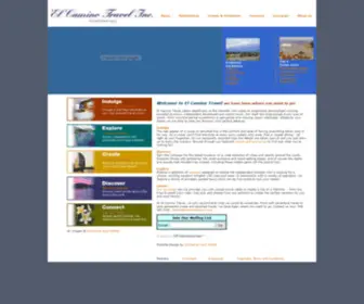 Elcaminotravel.com(El Camino Travel) Screenshot