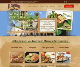 Elcampesinomexicanrest.com(El Campesino Mexican Restaurant) Screenshot