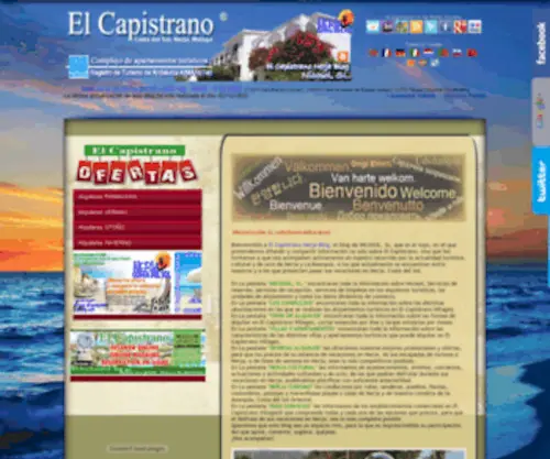 Elcapistranonerja.es(El Capistrano Nerja alquileres vacaciones turismo cultura) Screenshot