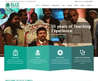 Elceclinics.com(ELCE Clinics) Screenshot