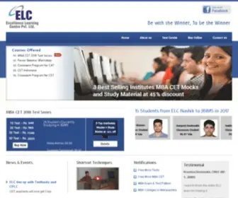Elceducation.com(Excellence Learning Centre Pvt) Screenshot