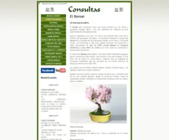 Elcentrodelbonsai.com.ar(Vivero de Bonsai en Argentina) Screenshot