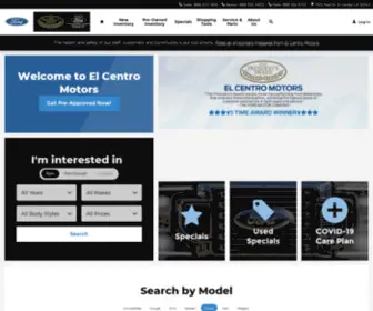 Elcentromotors.net(El Centro Motors) Screenshot