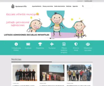 Elche.com(Ayuntamiento de Elche) Screenshot