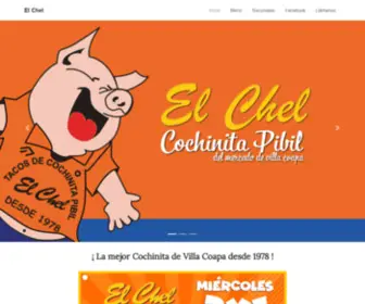 Elchel.com(Cochinita Pibil y Paella) Screenshot