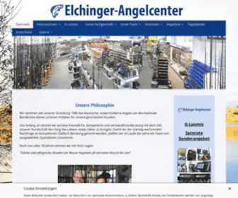 Elchinger-Angelcenter.de(Angelfachgeschäft) Screenshot