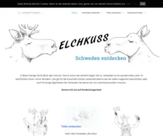 Elchkuss.de(Mit Elchkuss Schweden entdecken) Screenshot