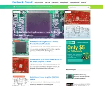 Elcircuit.com(Electronic Circuit) Screenshot