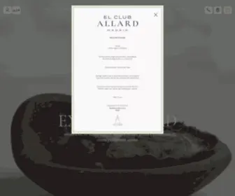 Elcluballard.com(Restaurante en Madrid) Screenshot