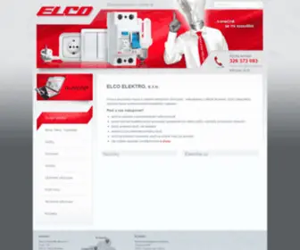 Elco-MB.cz(ELCO ELEKTRO) Screenshot