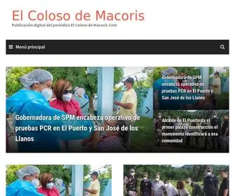 Elcolosodemacoris.com(El Coloso de Macoris) Screenshot