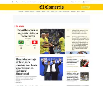 Elcomercio.com.pe(Noticias del Perú y el Mundo de último minuto) Screenshot