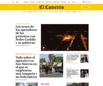 Elcomercio.pe(Noticias del Perú y el Mundo de último minuto) Screenshot