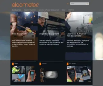 Elcometer.com(World Leaders in Inspection Equipment) Screenshot