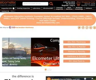 Elcometerusa.com(Elcometer Inspection Equipment) Screenshot