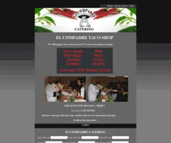 Elcompadrecatering.com(El Compadres Catering) Screenshot