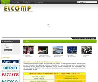 Elcomp.com.my(Leading Industrial Automation Company In Malaysia) Screenshot
