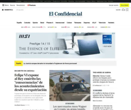 Elconfi.de(El confidencial) Screenshot