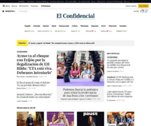 Elconfidencial.es(El confidencial) Screenshot