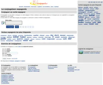 Elconjugador.com(La conjugaison espagnole sur El Conjugador) Screenshot