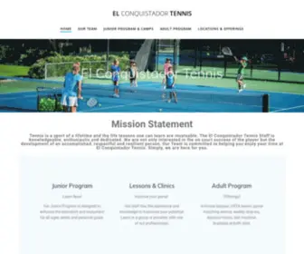 Elconquistadortennis.com(Oro Valley Tennis) Screenshot