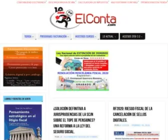 Elconta.com(México) Screenshot