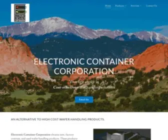 Elcontco.com(Electronic Container Corporation) Screenshot