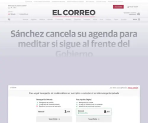 Elcorreo.com(EL CORREO) Screenshot